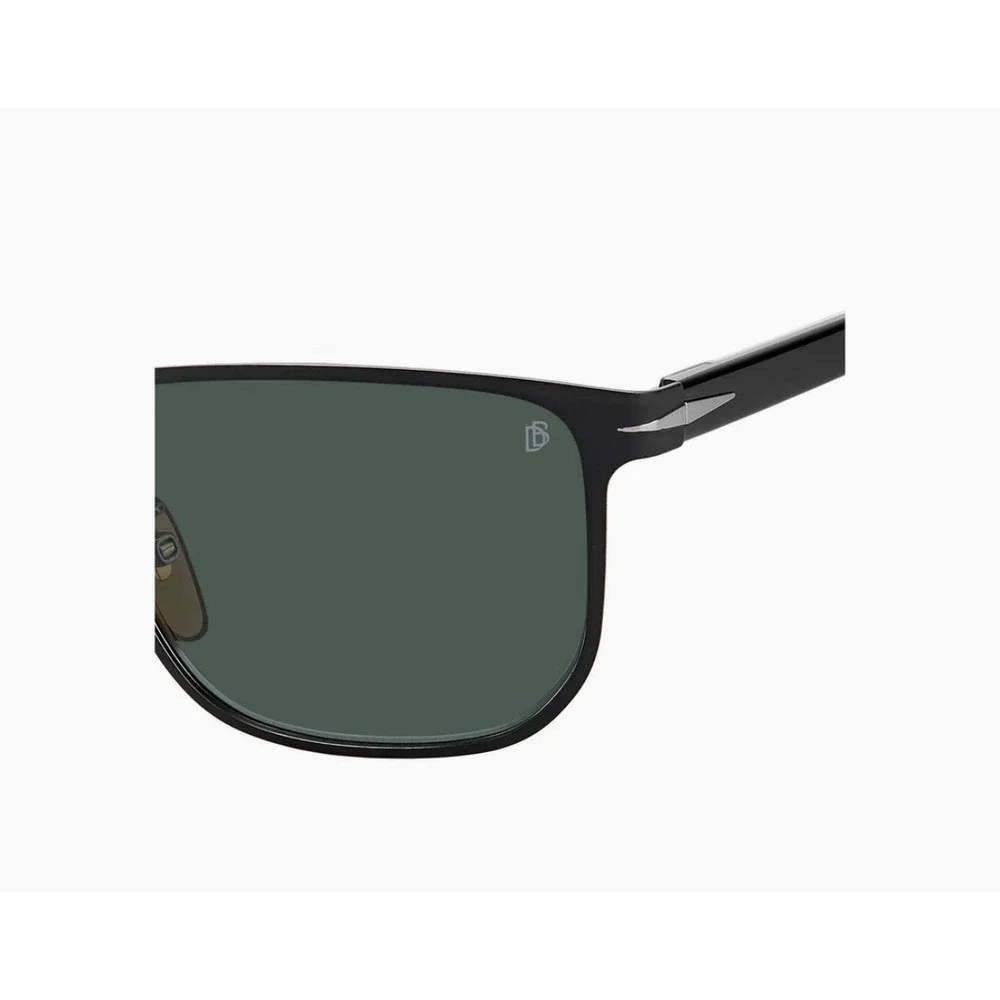 David Beckham DB 1061/S TI7/QT Sunglasses Ruthenium/Green New With Case